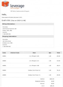SAP Business One Workflow - Invoice Draft