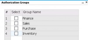 SAP Business One – Systems Admin Made Easy - Authorisation Groups