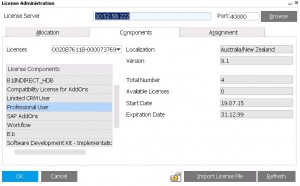 SAP Business One – Systems Admin Made Easy - License Administration