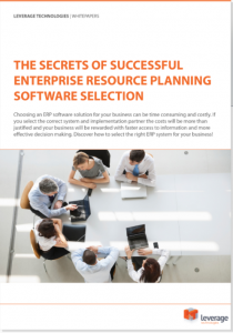 Thank You - ERP Software Selection eBook