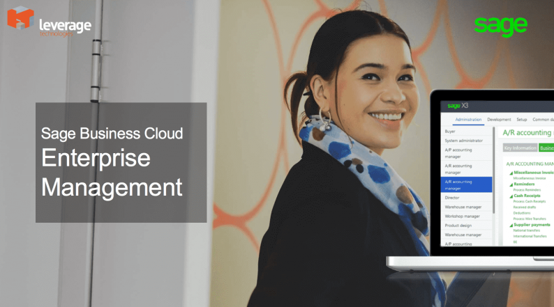 Sage Business Cloud Enterprise Management Webinar With Sage Australia and Leverage Technologies