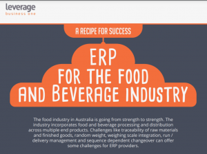 ERP for the Food and Beverage industry
