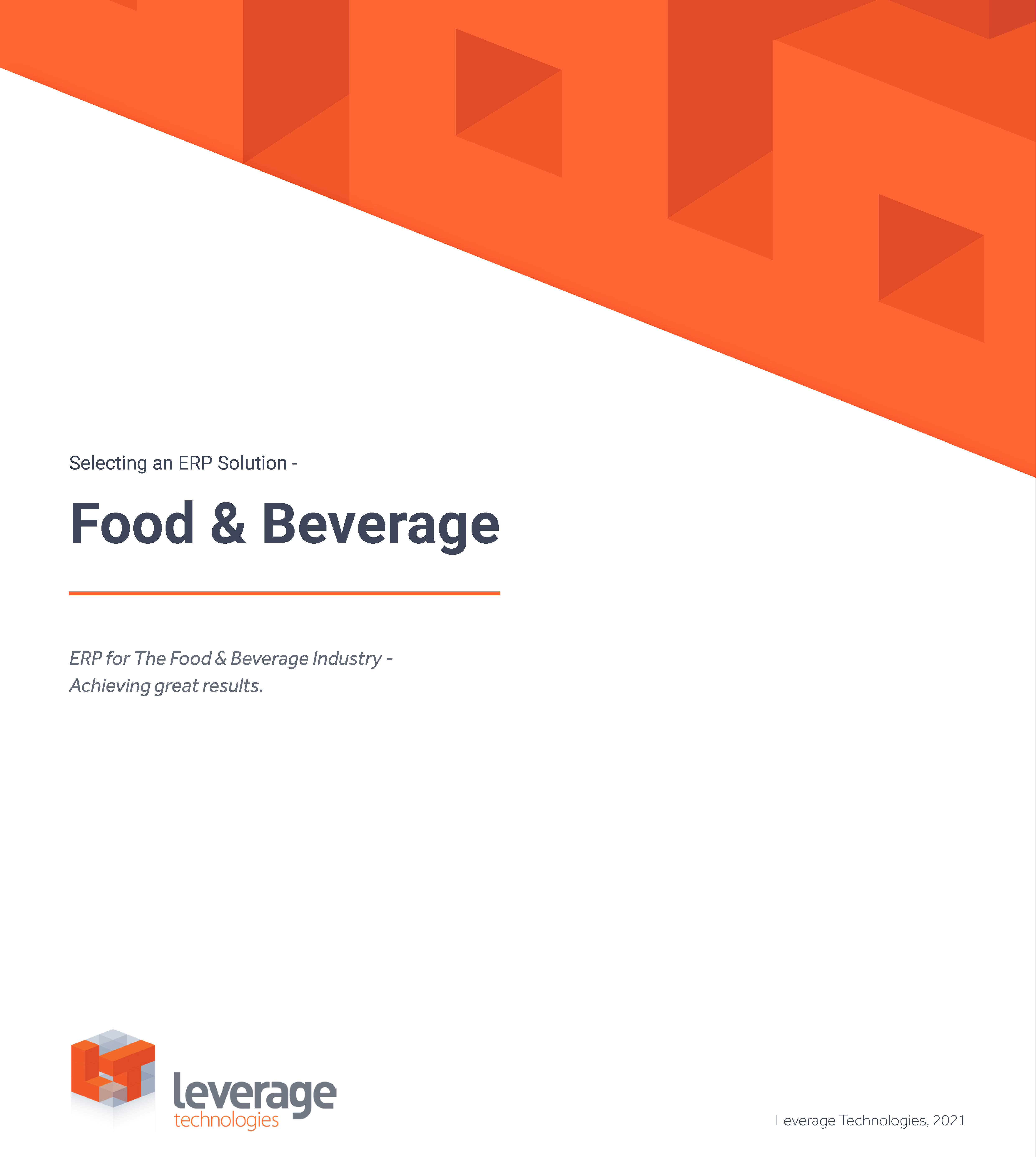 Selecting an ERP Solution Food & Beverage