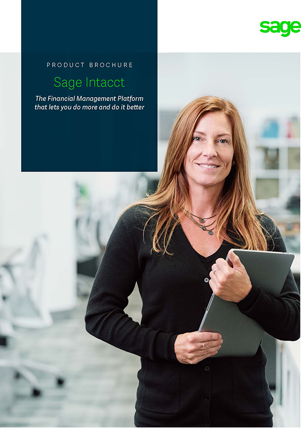 Sage Intacct - Product Brochure