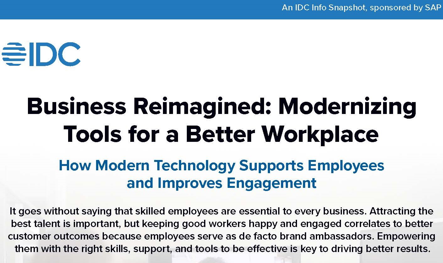 Business Reimagined Modernizing Tools for a Better Workplace