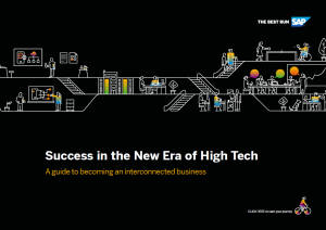 Success in the New Era of High Tech