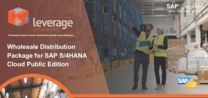 Wholesale Distribution Package for SAP S4HANA Public Cloud