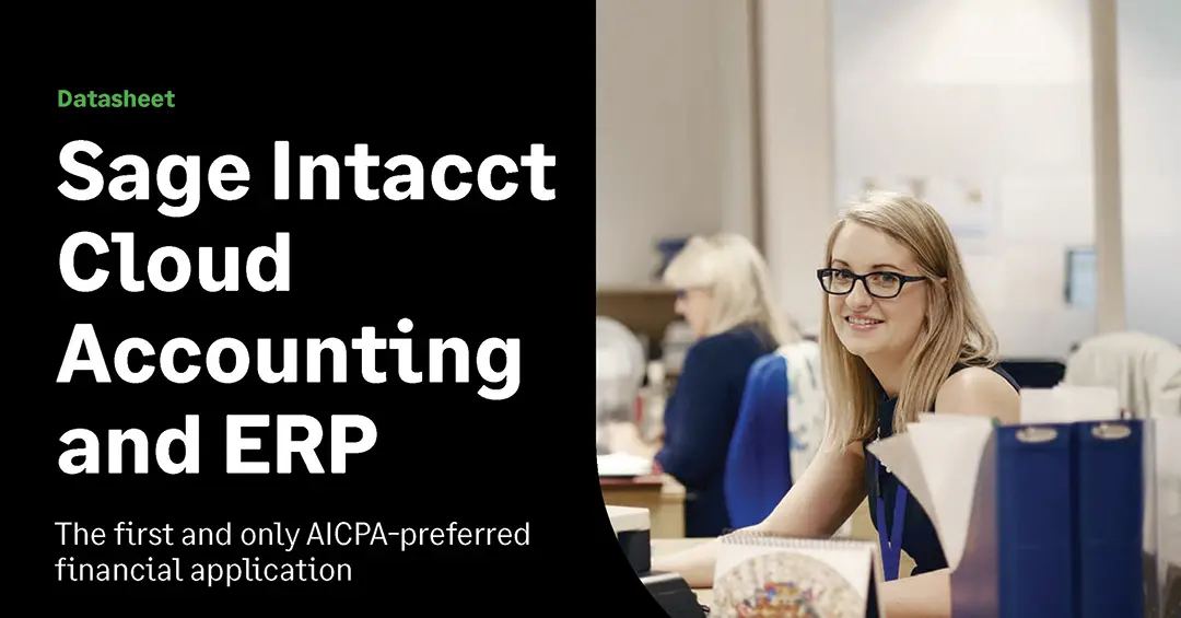 Sage Intacct Cloud Accounting and ERP