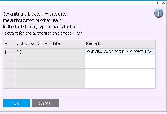Authorization Template