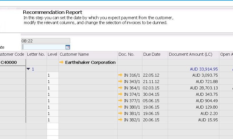 SAP Business One Dunning letters – helping your business collect cash.