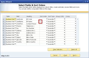 Creating a query in SAP Business One - Part two