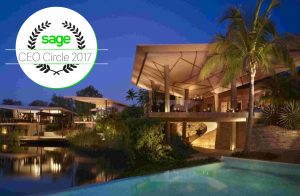 Sage CEO Circle 2017 Leverage Technologies in Mexico - Top Partner in Australia|Leverage Technologies Managing Director Brett Mundell at the 2017 Sage CEO Circle in Mexico|Leverage Technologies' Managing Director, Brett Mundell and Executive Vice President at Sage Asia Pacific, Kerry Agiasotis at the 2017 Sage CEO Circle in Mexico|Sage CEO Circle Winner logo