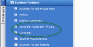 SAP Business One CRM – Marketing Campaign Management