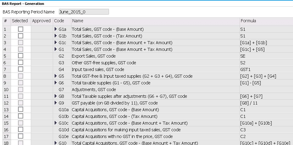 Bas Report - Generation