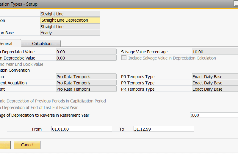 SAP Business One (SAP B1) Version 9 – Fixed Assets