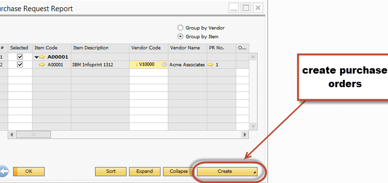 SAP Business One Version 9 – Purchase Order Requisitions