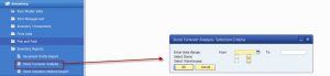 SAP Business One 8.82 Stock Turnover Analysis Report