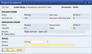 SAP Business One workflow and approvals