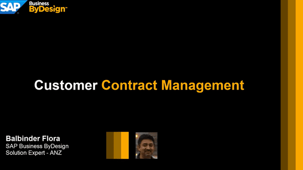 ByDesign Customer Contract Management