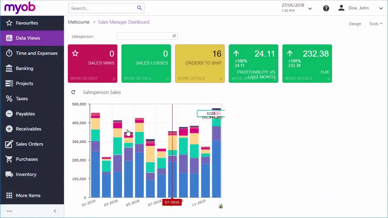 Creating a Sales Order in MYOB Acumatica