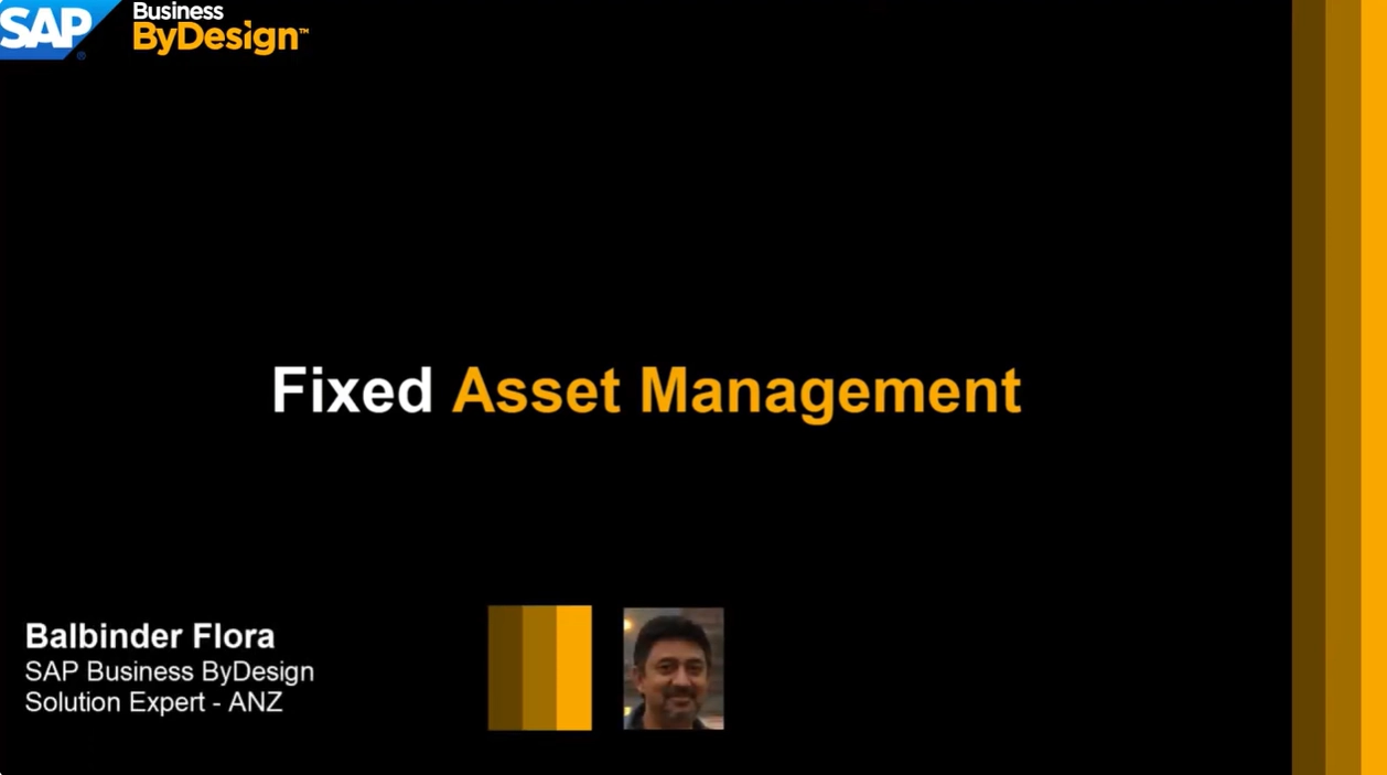 Fixed Asset Management