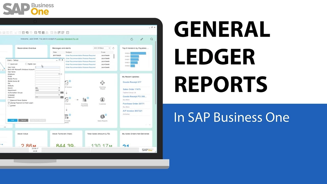 General ledger reporting