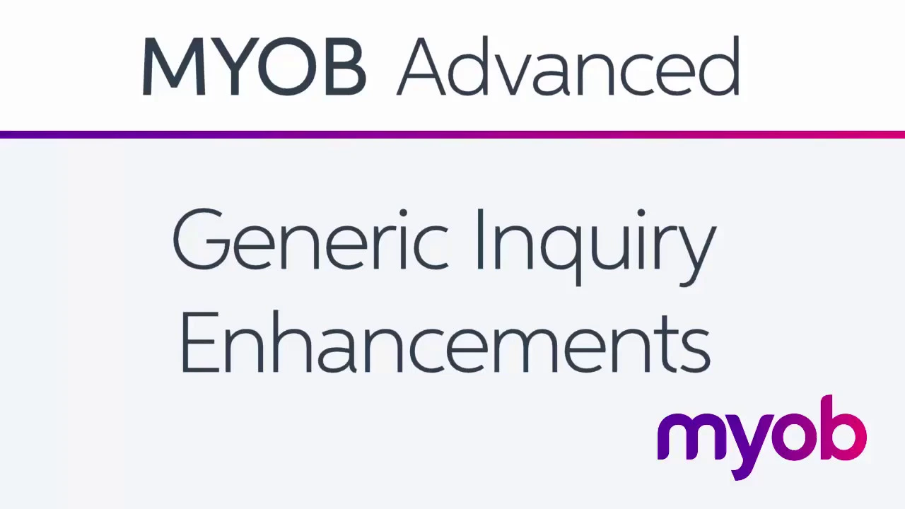 Generic Inquiries