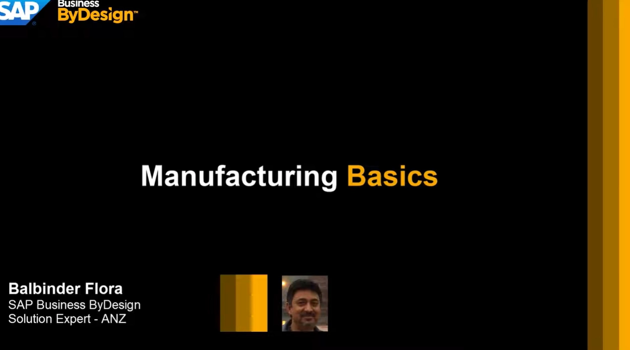 Manufacturing Basics