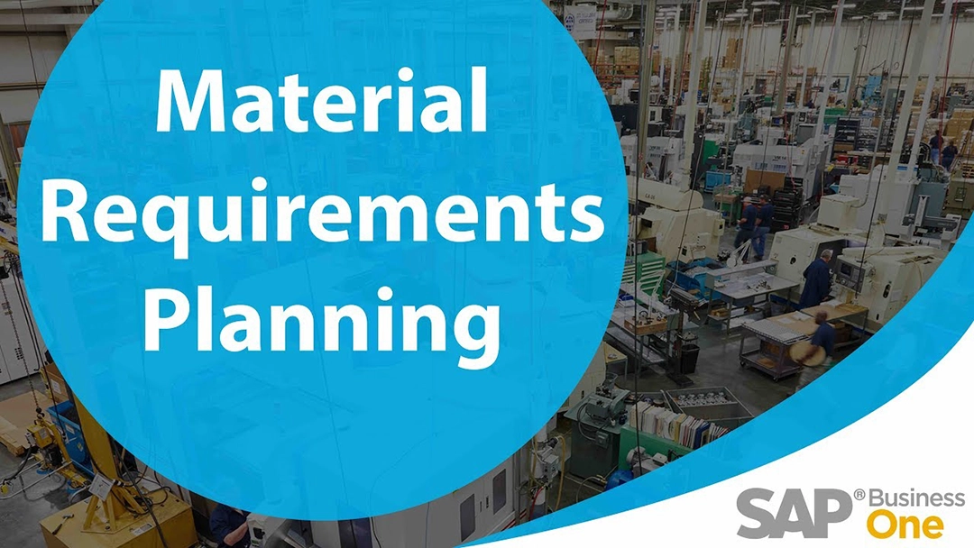 Material requirements planning