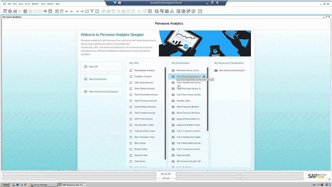 SAP B1 HANA reporting made easy