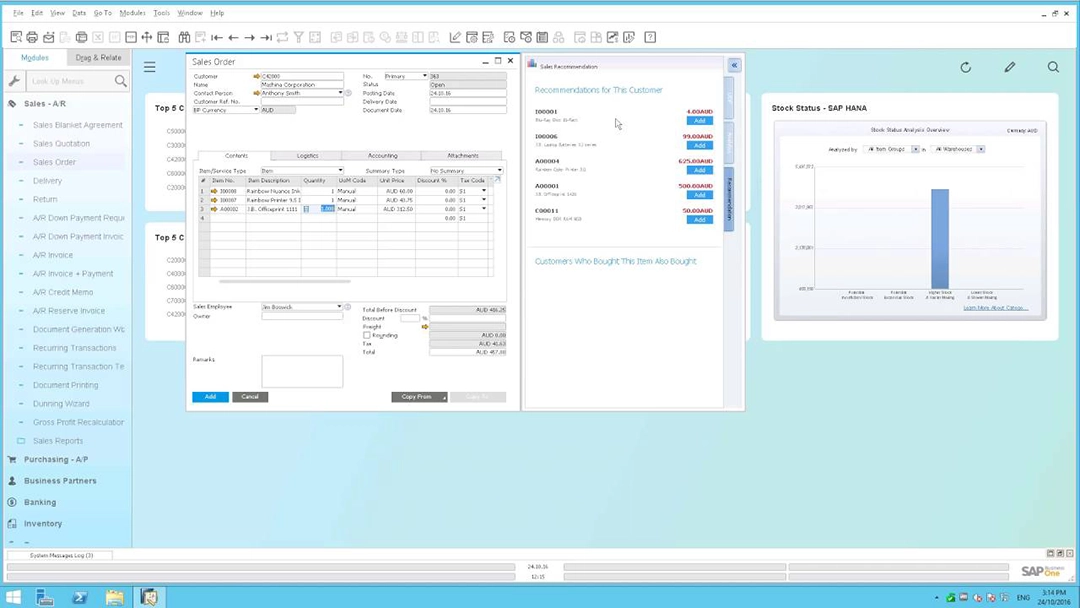 SAP B1 version 9.2 update