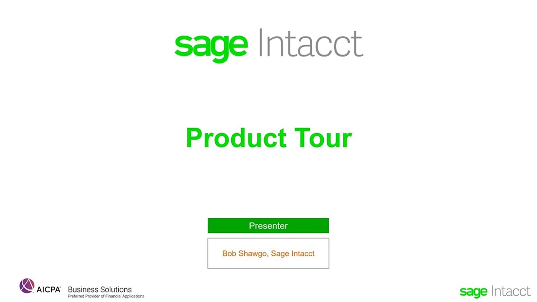 Sage Intacct General Business Overview