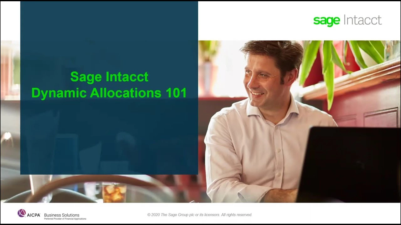 Sage Intacct–Dynamic Allocations