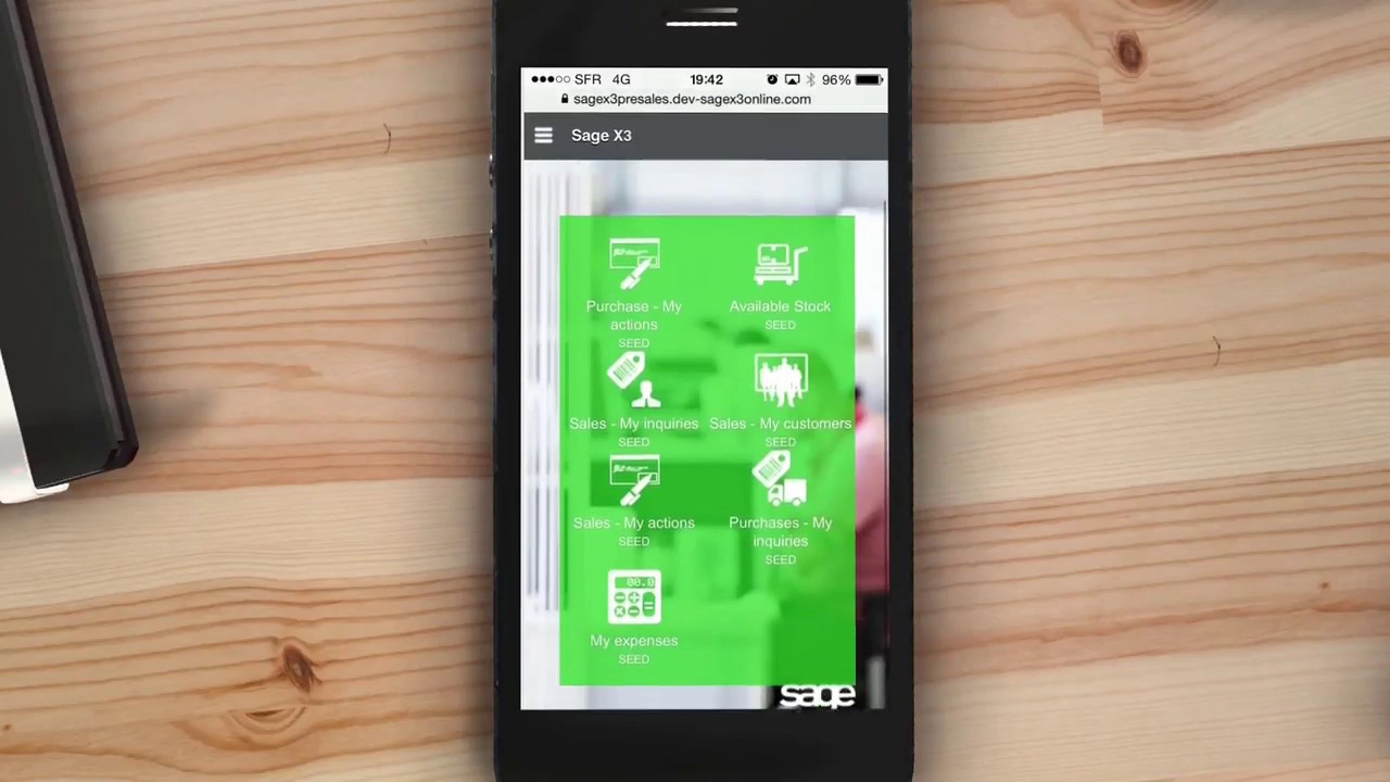 Sage X3 Sales App