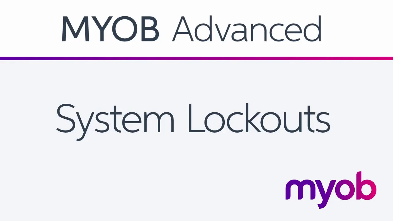 System Lockouts