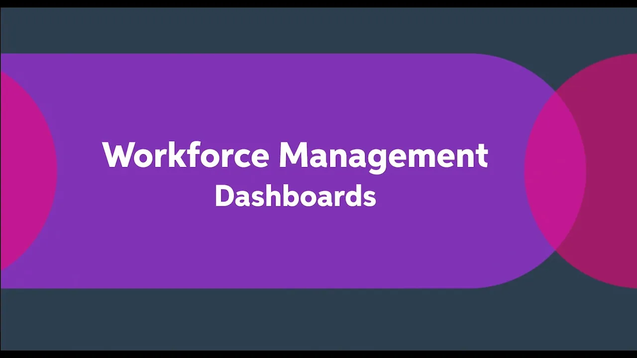 Workforce Management Dashboards