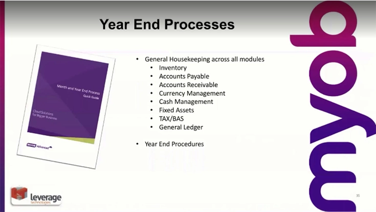 Year-End Procedures