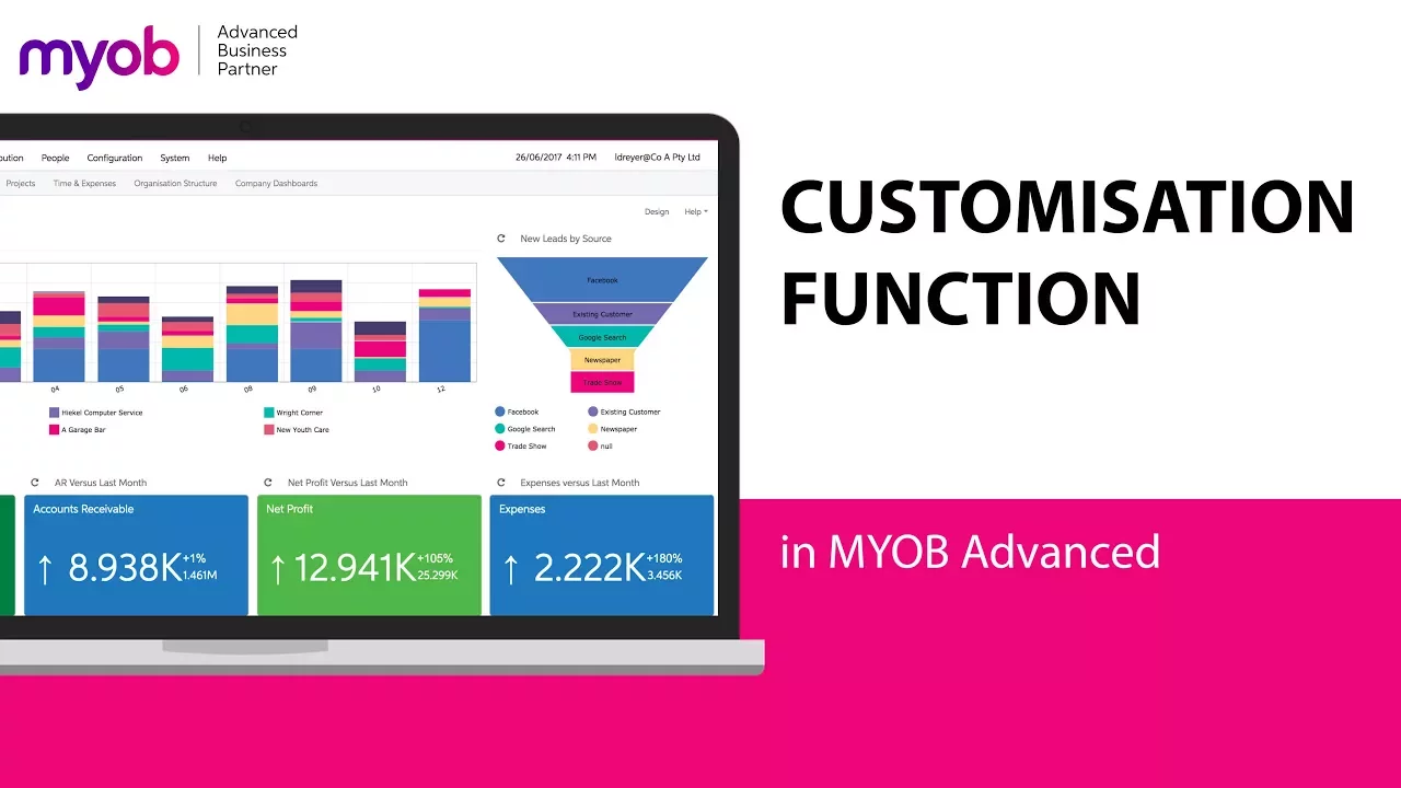customise MYOB Acumatica