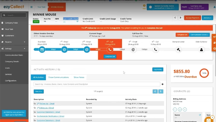 ezyCollect and MYOB Acumatica
