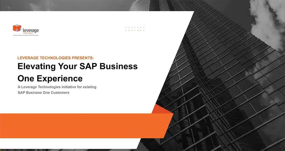 Customer Webinar SAP Business One FP 2608 Release